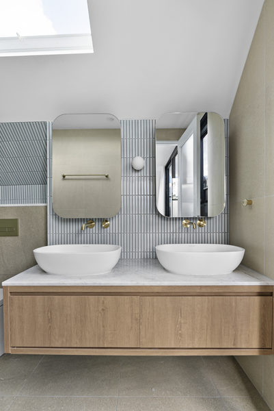 Interior and architectural detail at Malvern East multi-residential project by WB Built