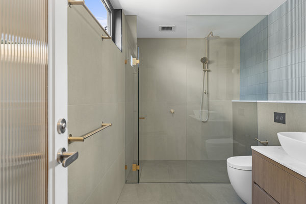 Interior and architectural detail at Malvern East multi-residential project by WB Built