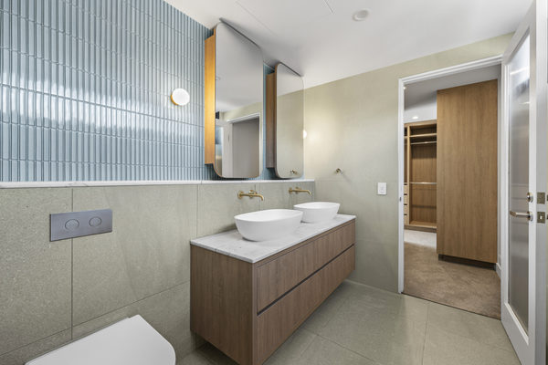 Interior and architectural detail at Malvern East multi-residential project by WB Built