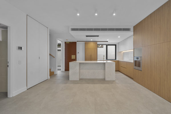 Interior and architectural detail at Malvern East multi-residential project by WB Built