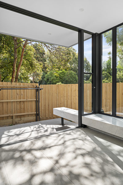 Interior and architectural detail at Malvern East multi-residential project by WB Built