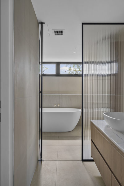 Interior and architectural detail at Malvern East multi-residential project by WB Built