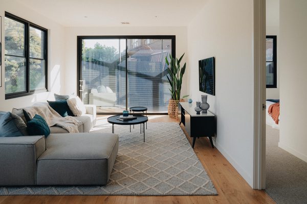 Interior and architectural detail at Margot Townhouse, Doncaster multi-residential project by WB Built