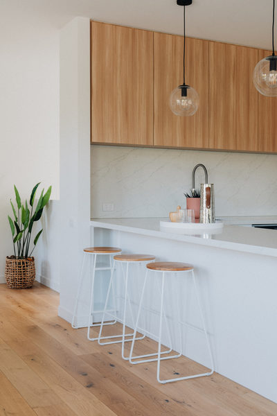 Interior and architectural detail at Margot Townhouse, Doncaster multi-residential project by WB Built