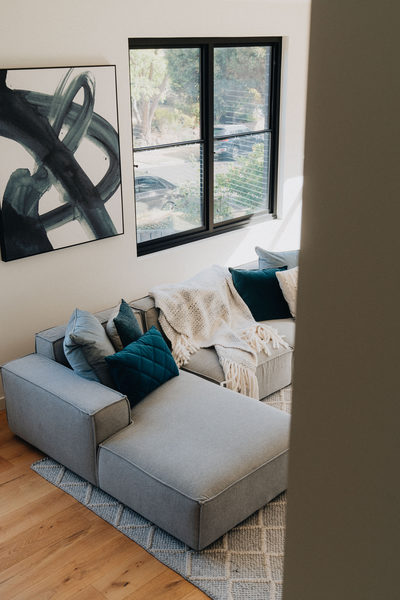 Interior and architectural detail at Margot Townhouse, Doncaster multi-residential project by WB Built