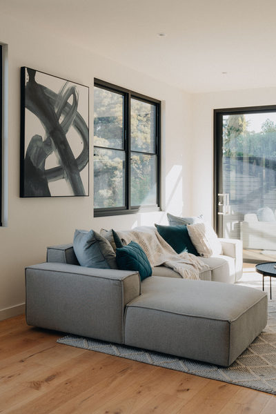 Interior and architectural detail at Margot Townhouse, Doncaster multi-residential project by WB Built