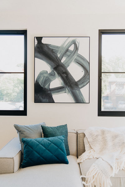 Interior and architectural detail at Margot Townhouse, Doncaster multi-residential project by WB Built