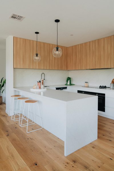 Interior and architectural detail at Margot Townhouse, Doncaster multi-residential project by WB Built
