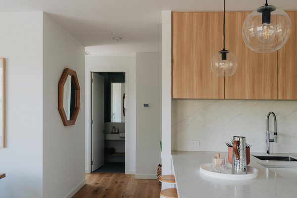 Interior and architectural detail at Margot Townhouse, Doncaster multi-residential project by WB Built