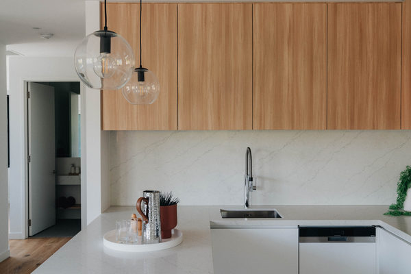 Interior and architectural detail at Margot Townhouse, Doncaster multi-residential project by WB Built