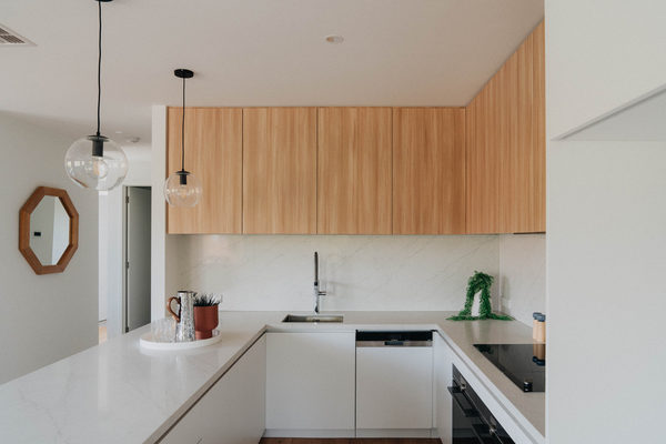 Interior and architectural detail at Margot Townhouse, Doncaster multi-residential project by WB Built