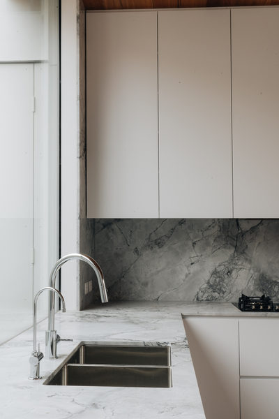 Interior and architectural detail at Middle Park by WB Built