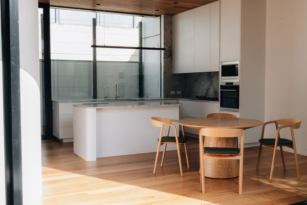 Interior and architectural detail at Middle Park by WB Built