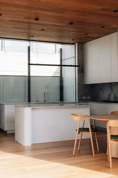 Interior and architectural detail at Middle Park by WB Built