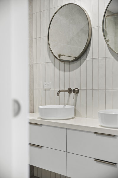 Interior and architectural detail at St Leonards multi-residential project by WB Built