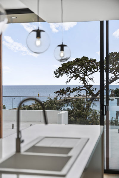 Interior and architectural detail at St Leonards multi-residential project by WB Built