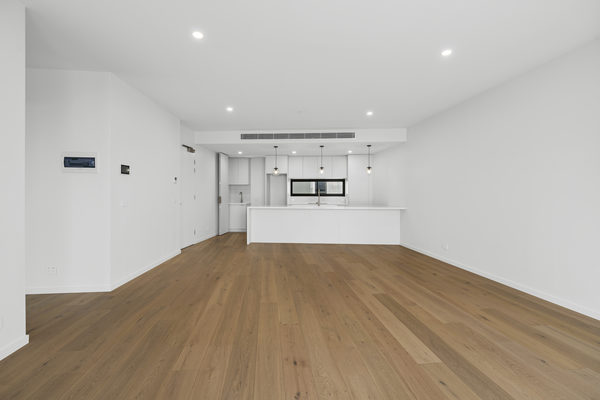Interior and architectural detail at St Leonards multi-residential project by WB Built