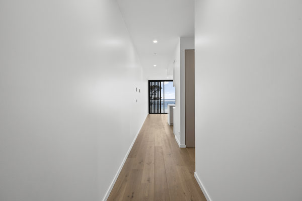 Interior and architectural detail at St Leonards multi-residential project by WB Built
