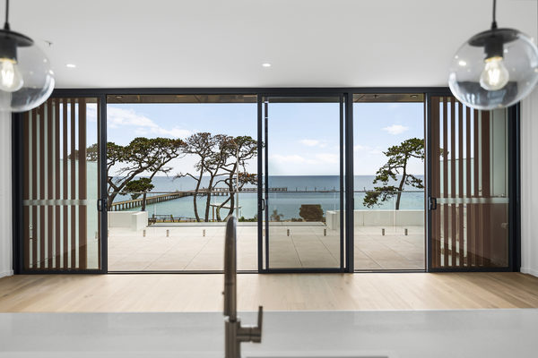 Interior and architectural detail at St Leonards multi-residential project by WB Built