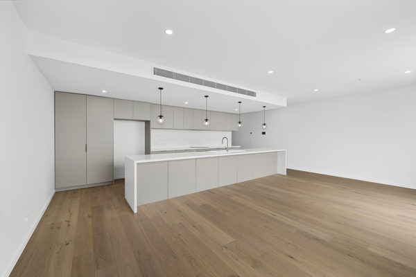 Interior and architectural detail at St Leonards multi-residential project by WB Built