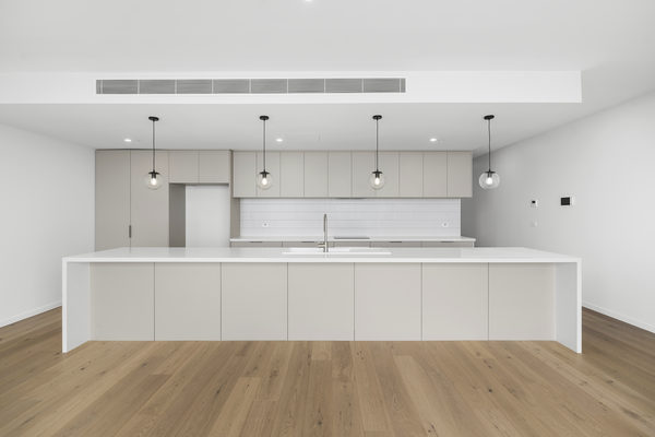 Interior and architectural detail at St Leonards multi-residential project by WB Built