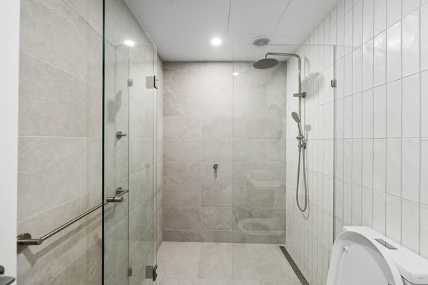 Interior and architectural detail at St Leonards multi-residential project by WB Built