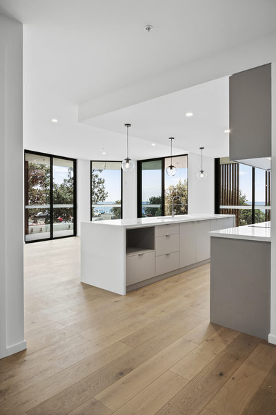 Interior and architectural detail at St Leonards multi-residential project by WB Built