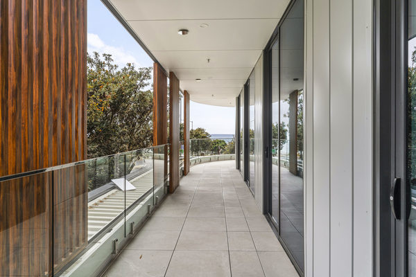 Interior and architectural detail at St Leonards multi-residential project by WB Built