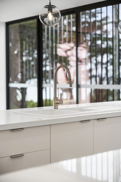Interior and architectural detail at St Leonards multi-residential project by WB Built