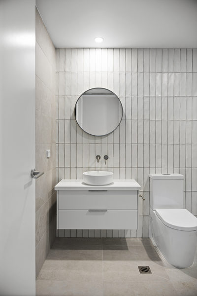Interior and architectural detail at St Leonards multi-residential project by WB Built
