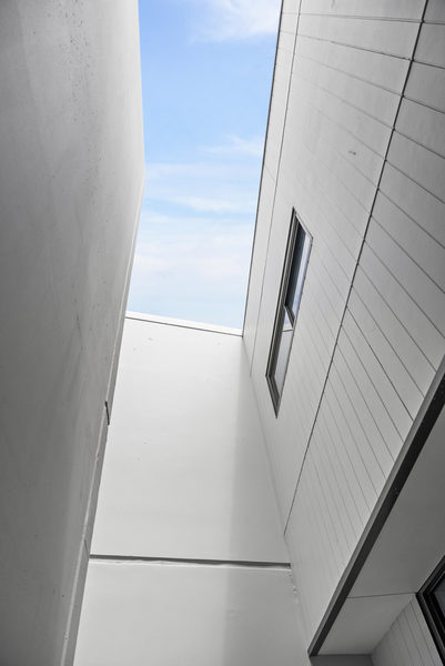 Interior and architectural detail at St Leonards multi-residential project by WB Built