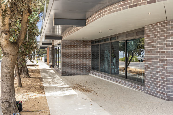Interior and architectural detail at St Leonards multi-residential project by WB Built