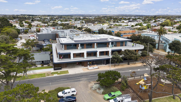 Exterior view of multi-residential development at St Leonards by WB Built