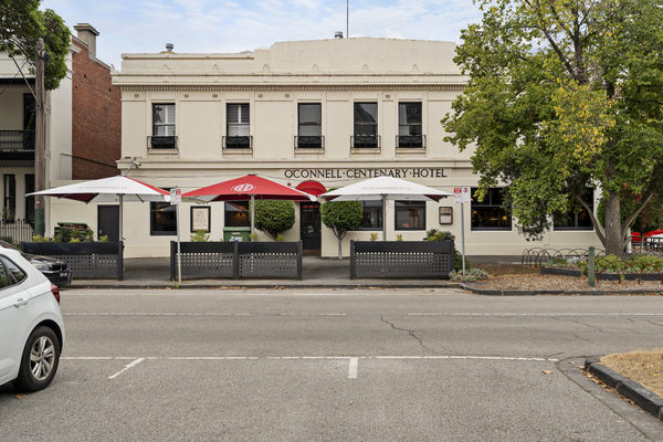 Hospitality fit-out and venue detail at O'Connells Hotel, South Melbourne by WB Built