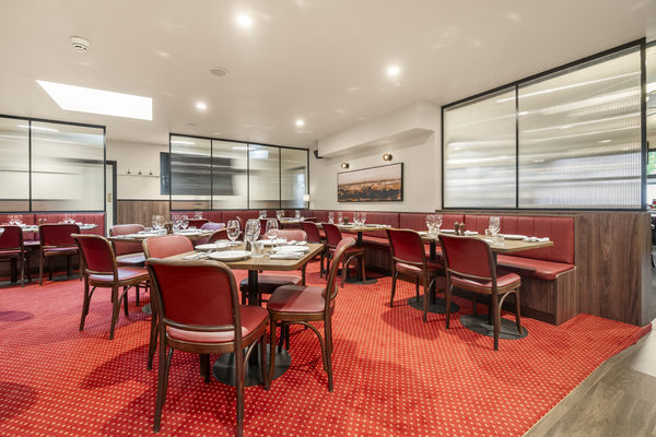 Hospitality fit-out and venue detail at O'Connells Hotel, South Melbourne by WB Built