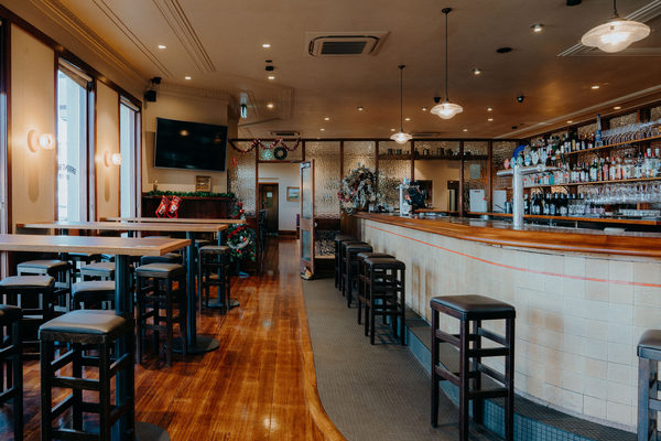 Hospitality fit-out and venue detail at Orrong Hotel, Toorak by WB Built