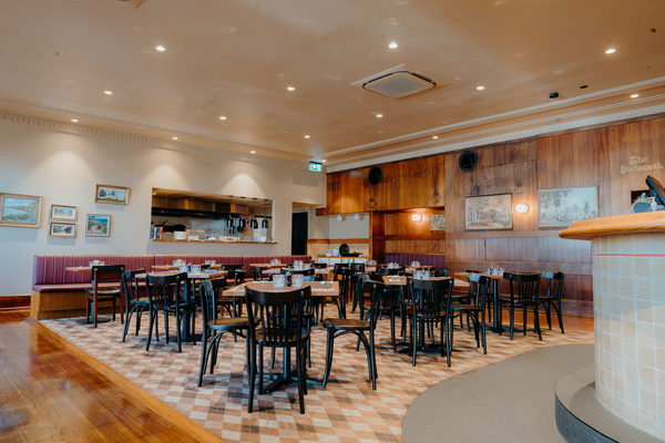 Hospitality fit-out and venue detail at Orrong Hotel, Toorak by WB Built