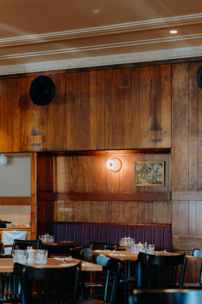 Hospitality fit-out and venue detail at Orrong Hotel, Toorak by WB Built