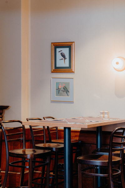 Hospitality fit-out and venue detail at Orrong Hotel, Toorak by WB Built