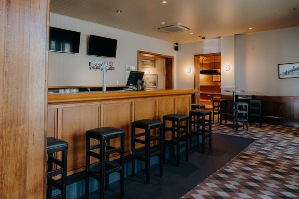 Hospitality fit-out and venue detail at Orrong Hotel, Toorak by WB Built