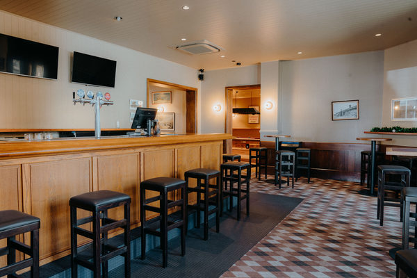 Hospitality fit-out and venue detail at Orrong Hotel, Toorak by WB Built
