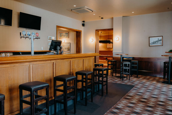Hospitality fit-out and venue detail at Orrong Hotel, Toorak by WB Built