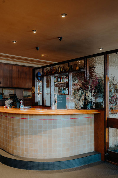 Hospitality fit-out and venue detail at Orrong Hotel, Toorak by WB Built