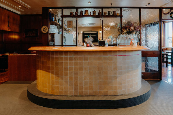 Hospitality fit-out and venue detail at Orrong Hotel, Toorak by WB Built