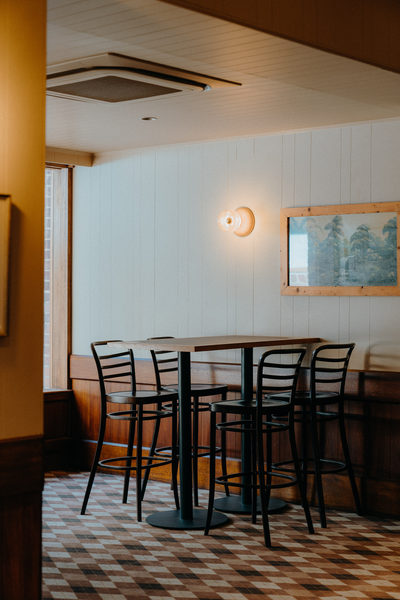 Hospitality fit-out and venue detail at Orrong Hotel, Toorak by WB Built