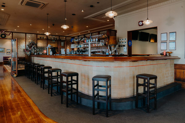 Hospitality fit-out and venue detail at Orrong Hotel, Toorak by WB Built