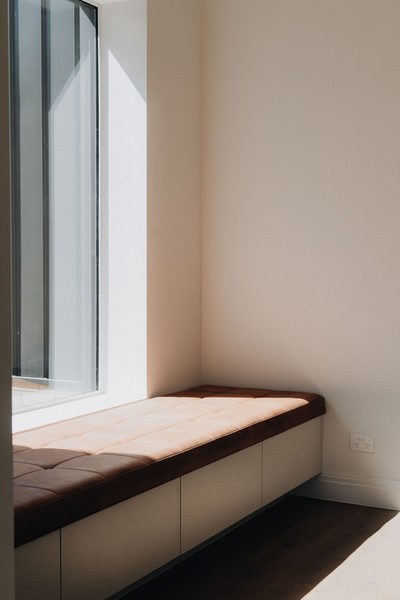 Interior and architectural detail at Oxford House, Newport by WB Built