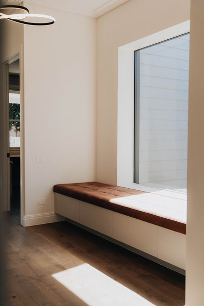 Interior and architectural detail at Oxford House, Newport by WB Built