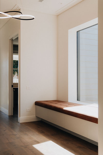 Interior and architectural detail at Oxford House, Newport by WB Built