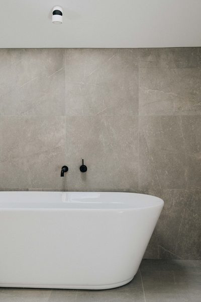 Interior and architectural detail at Oxford House, Newport by WB Built
